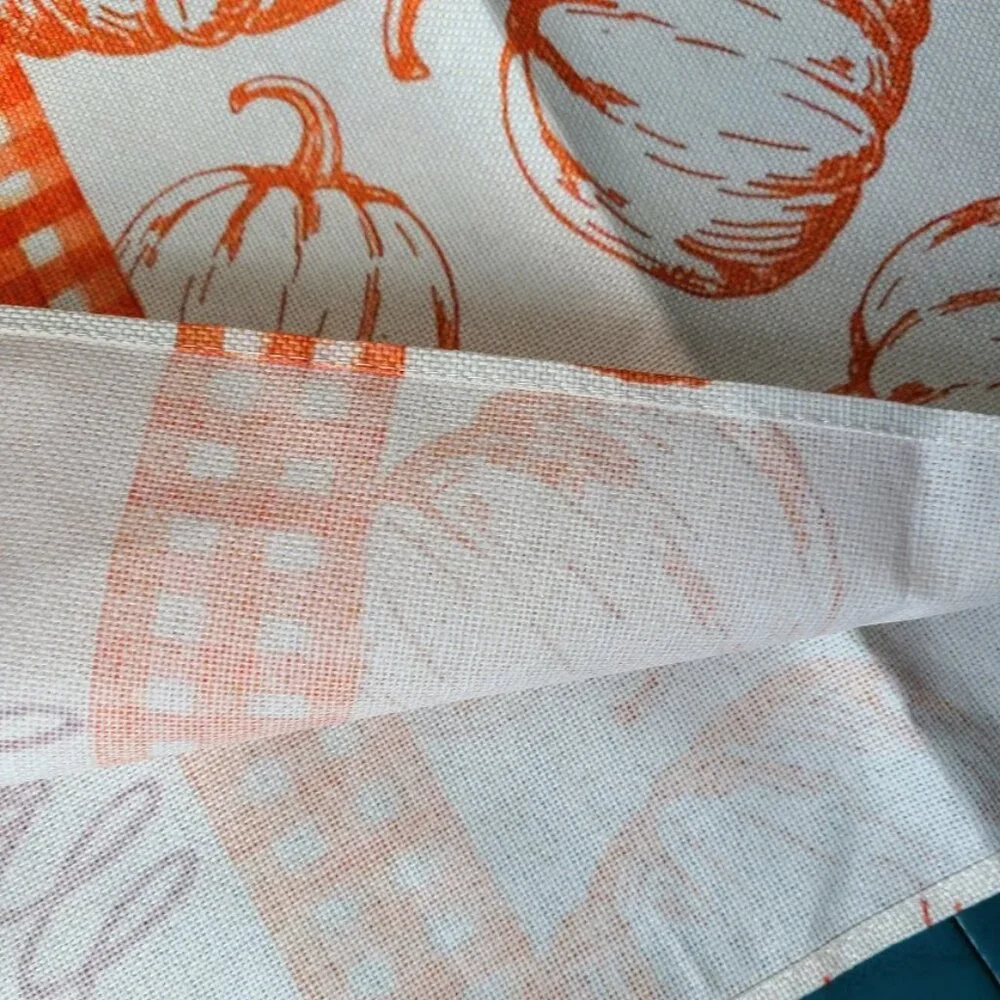 Fall Table Runner Pumpkin Decorative Halloween Decor Thanksgiving Decoration 72